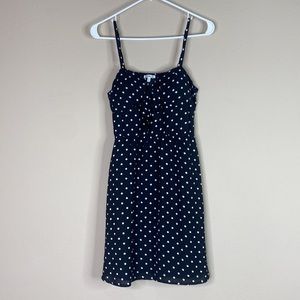 CR | Short Polka Dot Chest Bow Dress | M